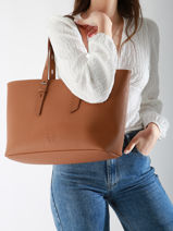 Sac Port� �paule Cavalier Cuir Etrier Beige cavalier ECLR127M-vue-porte