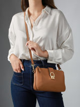 Sac Bandouli�re Equestre Cuir Etrier Beige equestre EEQT0143-vue-porte