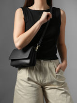 Sac Bandouli�re S Tradition Cuir Etrier Bleu tradition ETRA207S-vue-porte