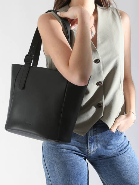 Sac PortÃ© Ã©paule Oxer Cuir Etrier Noir oxer EOXE123L vue secondaire 1